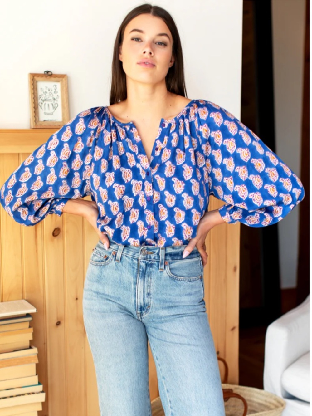 Emerson Fry India collection top shirt XS